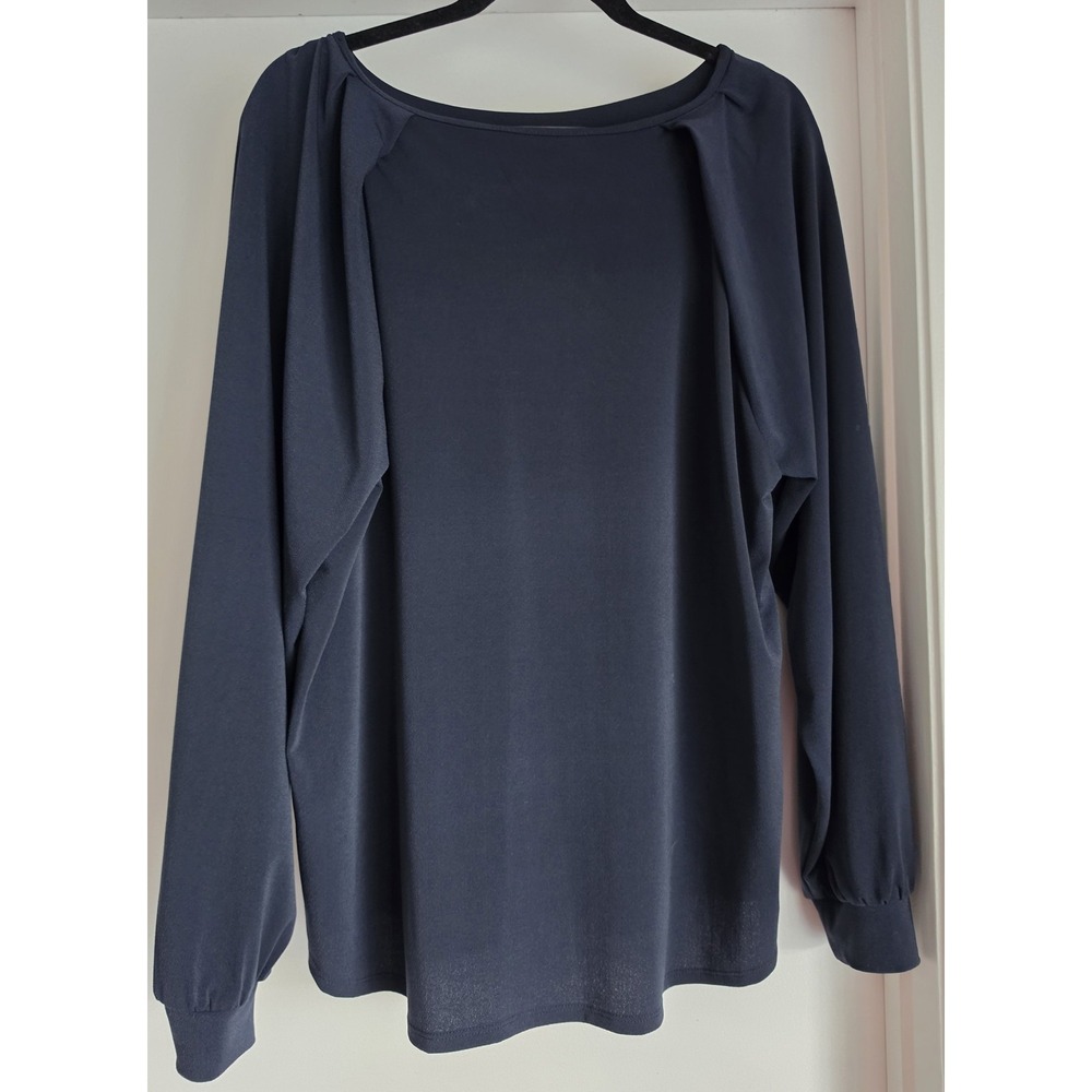 Banana Republic Women XL Black Long Sleeve Top Blouse Lightweight NWT